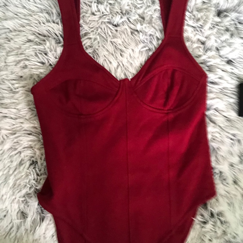 red body suit